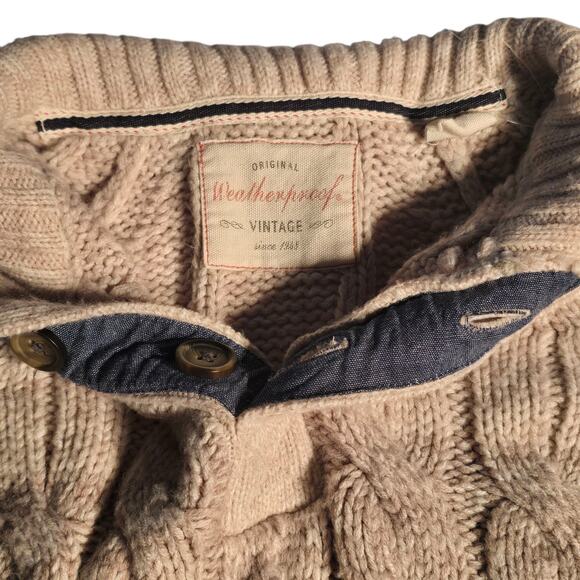 Original Weatherproof size (M) Vintage cable knit and stylish sweater - Picture 4 of 6